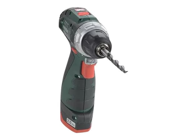 Metabo POWERMAXX BS BASIC - Drill/driver - trådløs - nøkkelfri borhylse 10 mm - 34 N·m - 2 batterier - 10.8 V