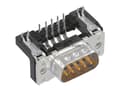 Miniatyrbild 3 av 4: Harting DSUB SV MA SSDP ANG73-254 15P AU2, D-Sub 15-pin M, Svart, Metallisk, Polybutylentereftalat (PBT), Stål, Termoplastisk harts, Kopparlegering,