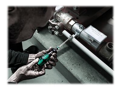 Wera Kraftform Kompakt Turbo - Skrutrekkerhåndtak - 146 mm - 6.35 mm