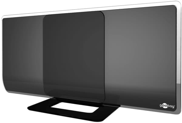 goobay DVB-T DIA 42 PS - Antenni - levy - TV, radio - pöytäantenni, pöytäkiinnitys, sisätiloihin