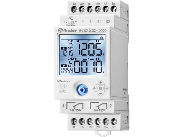 Finder 84.02.0.024.0000 Timer för DIN-skena