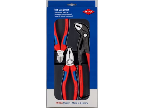 KNIPEX Bestseller - Knipetangsett - 3 deler - inn bakke