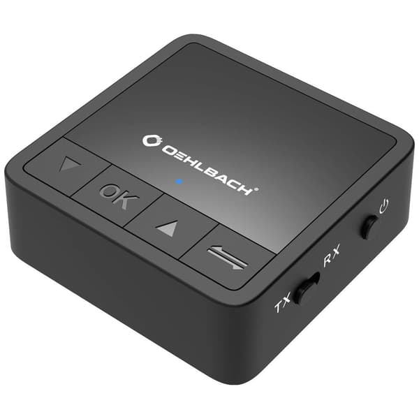 Oehlbach BTR Innovation 5.2 Bluetooth musiksändare/mottagare Kommunikation - Bluetooth version: 5.2 integrerat batteri