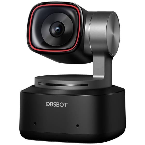 Obsbot Tiny 2 PTZ 4K-Webkamera 3840 x 2160 Pixel Rörelsekontroll, Röststyrning, Snabb Auto Tracking via AI, fot