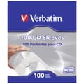 Miniatyrbild 1 av 2: Verbatim CD-fodral 49976 1 CD/DVD/Blu-Ray Vit Papper 100 st