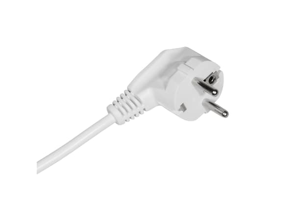 LogiLink SH0105, 6 AC-utganger, Type F, 1,8 m, Ledning & Trådløs, Hvit, Hvit