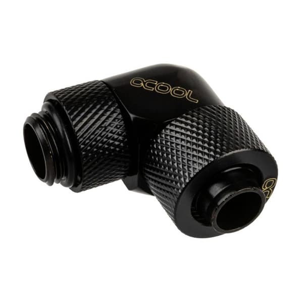 Alphacool Eiszapfen Anschluss 90 Grad G1/4 Zoll AG auf 13/10mm Vattenkylning-vinkelkoppling