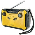 Miniatyrbild 1 av 4: Utomhusradio Schwaiger FM, AM, FM Handvev, Solcellspanel, Stänkvattenskyddad, Stötsäker, Ficklampa Gul, Svart