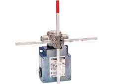 TELEMECANIQUE SENSORS Ändstopp komplett. Metall. Huvudet på ändstoppet med korsstift vänd framåt. 2 x 2NC. 3 x M20 kabelgenomföring