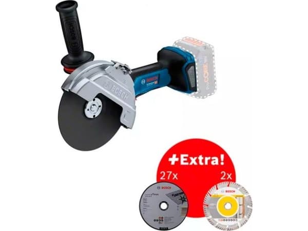 Bosch VINKELSLIBER GWS 18V-180 P 26XSKIVER - SOLO