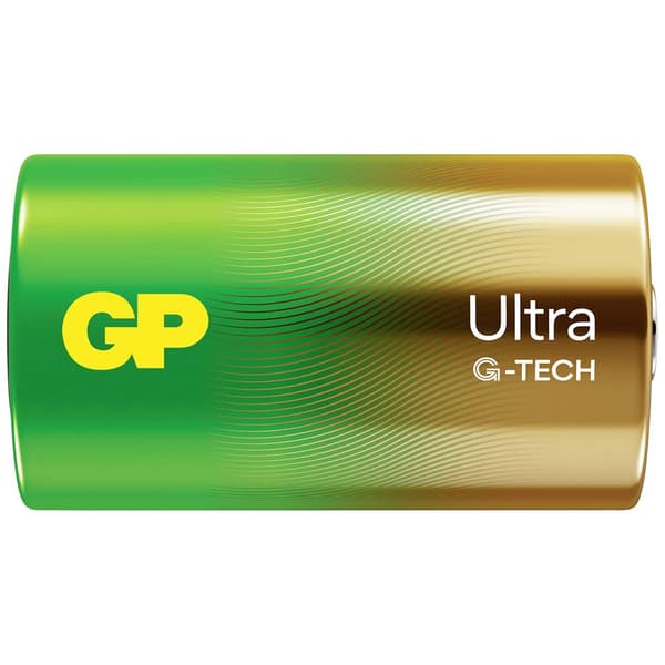 Batteri D (R20) GP Ultra Alkaliskt 1.5 V 2 st