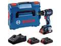 Miniatyrbilde 1 av 3: Blå Bosch Slagboremaskine GSB 18V-90 C 3x4,0Ah