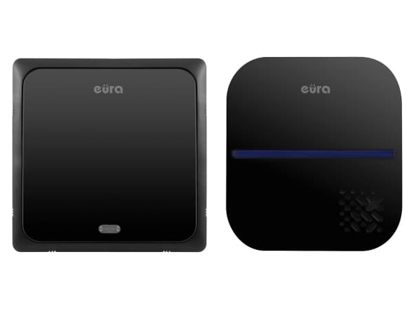 WIRELESS DOORBELL ''EURA'' WDP-84H2 ''BLUES'' battery-free BLACK