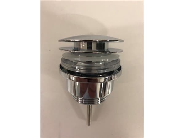 NEERSKOV Bottenventil push-up, krom Med överströmning, 1 1/4"