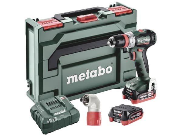 Metabo PowerMaxx BS 12 BL Q Pro 601045920 Akkuporakone 12 V 4 Ah litium, sis. lisäakun, sis. laturin, harjaton