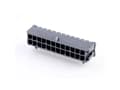 Miniatyrbild 2 av 2: Molex Indbygningsstiftliste (standard) Samlet antal poler 24 Rastermål: 3.00 mm 430452402 1 stk Tray