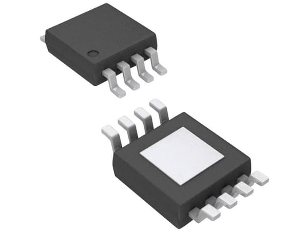 Microchip Technology TC72-3.3MUA Linear IC - temperatursensor, konverter Digital, central SPI MSOP-8