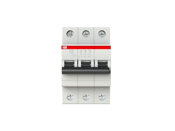Automatisk bryter ABB SH203, 3P, C, 63A, 6kA