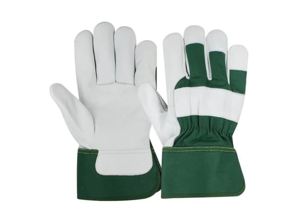 Haushalt Leather Gloves With Cotton Bac. Ab-2401