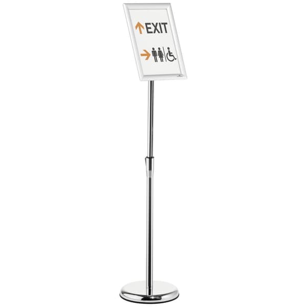 Durable Info-golvstativ med aluminiumram 479823 1 x DIN A4 250 mm x 1205 mm x 250 mm