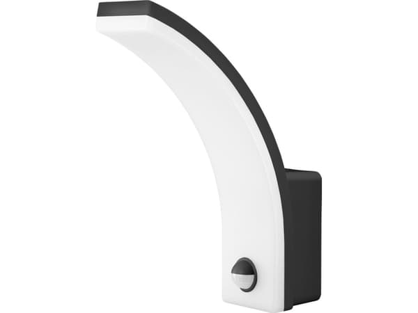 Vegglampe Orno FRENIT LED 20W, hagelampe med bevegelsessensor, 1800lm, IP65, 4000K, dimmefunksjon, sort