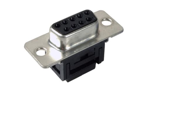 EFB Elektronik 29011.1, Dsub 15-pin, Svart, Honkoppling, Rak, Metall, 39,2 mm