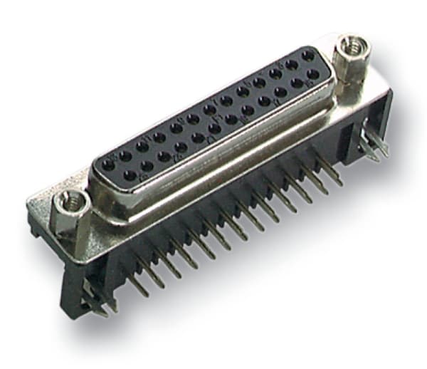 EFB Elektronik 29226.2, Dsub 9-pin, Svart, Honkoppling, Vinklad, Metall, 30,8 mm