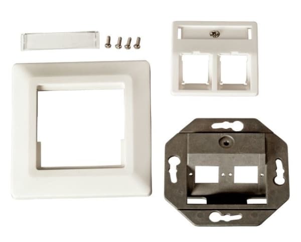 EFB Elektronik ET-25085FO, Vit, Akrylnitrilbutadienstyren (ABS), 80 mm, 80 mm