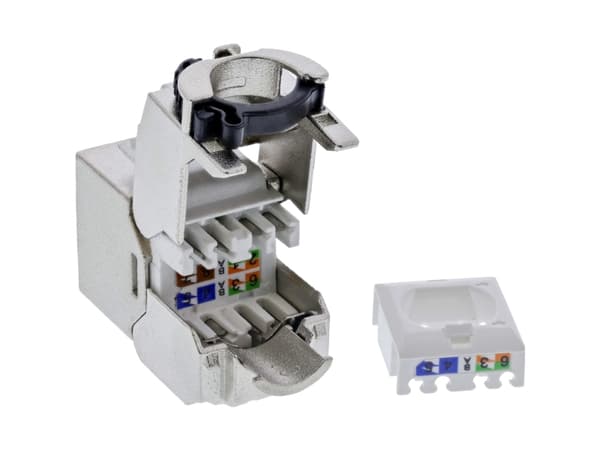 InLine 76202P, RJ45, Hopea, Naaras/naaras, Suora, Cat6a, 22/23/24/26