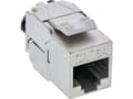 Pikkukuva 5 / 5: InLine 76202P, RJ45, Hopea, Naaras/naaras, Suora, Cat6a, 22/23/24/26