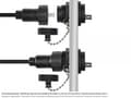 Pikkukuva 3 / 3: Alcasa IC04-U205, USB A, Sort, Hunstik, Lige, Polybuteenitereftalaatti (PBT), Polyvinyylikloridi (PVC), IP65, IP67