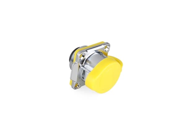 Alcasa GC IC01-24R02, RJ45, Gul, Hona/Hona kontakt, Metall, Silikagel, Zink, IP65, IP67, -40 - 80 °C