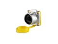 Miniatyrbild 1 av 4: Alcasa GC IC01-24R02, RJ45, Gul, Hona/Hona kontakt, Metall, Silikagel, Zink, IP65, IP67, -40 - 80 °C