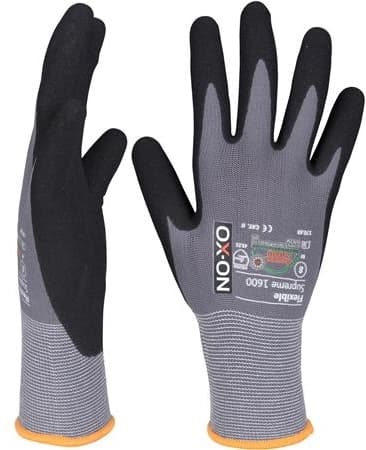 OX-ON Allround arbejdshandske Flexible Supreme 1600 str.09 - (12 par)