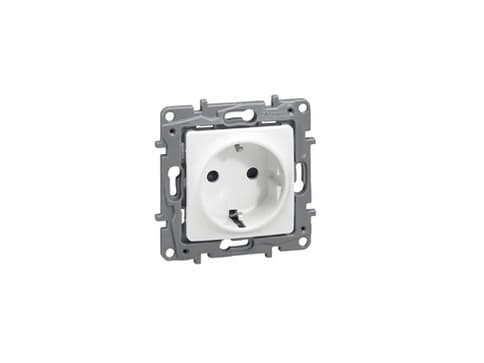 Legrand 664531, Tyyppi F, Valkoinen, Termoplastinen, IP31, 250 V, 16 A Valkoinen