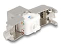 Miniatyrbild 5 av 5: Delock - Trapetsjack - CAT 6a - RJ-45, LSA - vit, silver