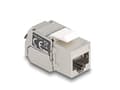Miniatyrbild 2 av 5: Delock - Trapetsjack - CAT 6a - RJ-45, LSA - vit, silver
