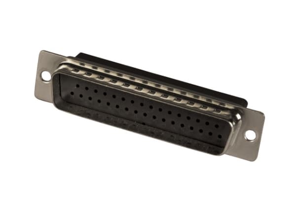 EFB Elektronik 34610.1, Dsub 50-pin, Svart, Hankoppling, Rak, Metall, 1 styck