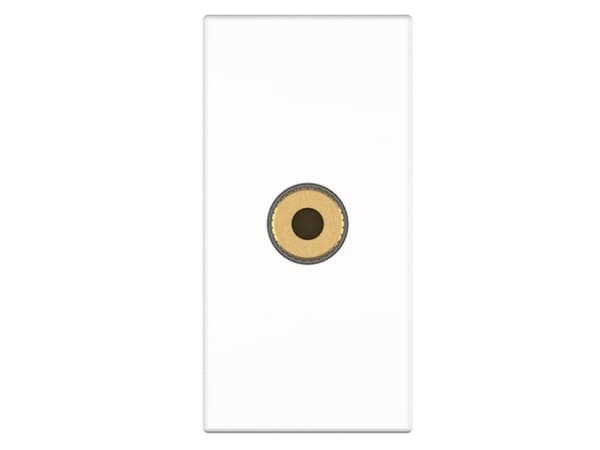 Kindermann 7464000911, 3,5 mm, 1 moduuli(a), Valkoinen