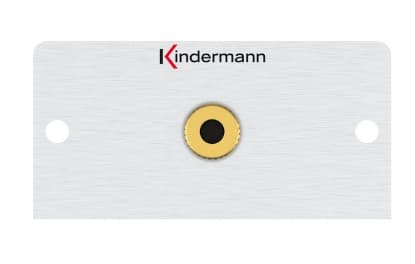 Kindermann 7444000811, 3,5 mm, 1 modul(er), Aluminium, Aluminium, 4,7 cm
