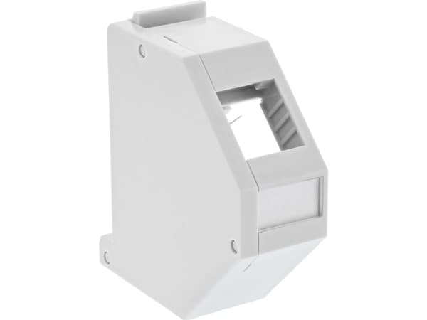 InLine 76203, Vinklad, Grå, Plast, 22 mm, 62,7 mm, 60 mm