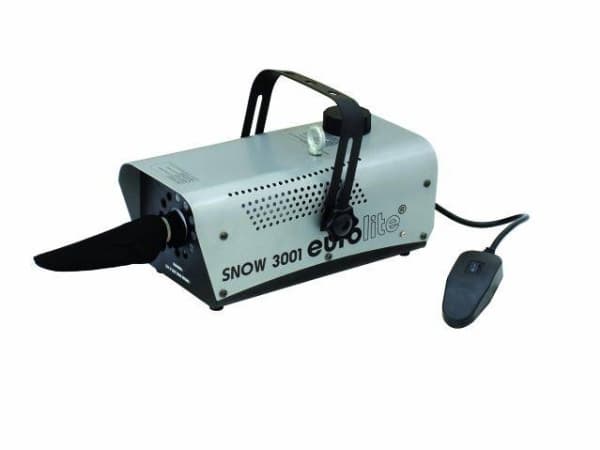 Eurolite Snow 3001 Lumikone, Sort, Grå, 230 V, 50 Hz, 4 kg, 340 x 215 x 220 mm, 340 x 215 x 220 mm