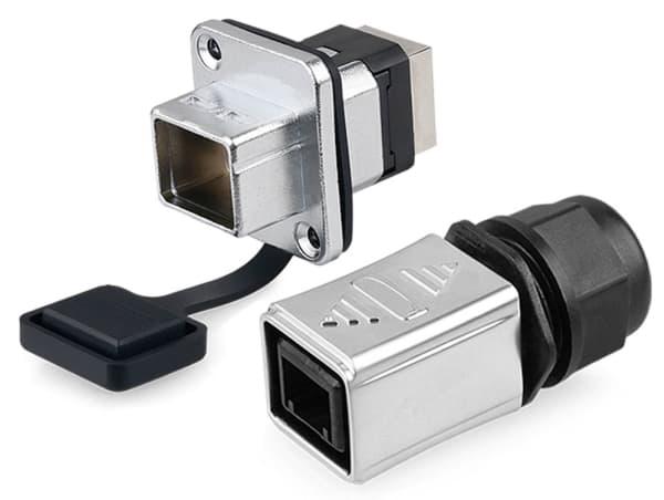 Alcasa IC06-R301, RJ45, Harmaa, Muovi, Silikageeli, Sinkki, IP65, IP67, -40 - 80 °C