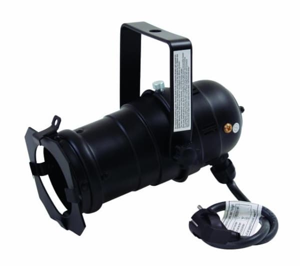 Eurolite PAR-20, Musta, E27, 1 lamppua, 230 V, 50 Hz, 400 g Svart