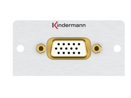 Kindermann 7444000552, VGA, 1 modul(er), aluminium, aluminium, 50 mm, 6,7 cm Gjuten aluminium