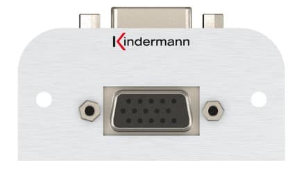 Kindermann 7441000584, VGA, 1 modul(er), aluminium, aluminium, 54 mm, 3,2 cm