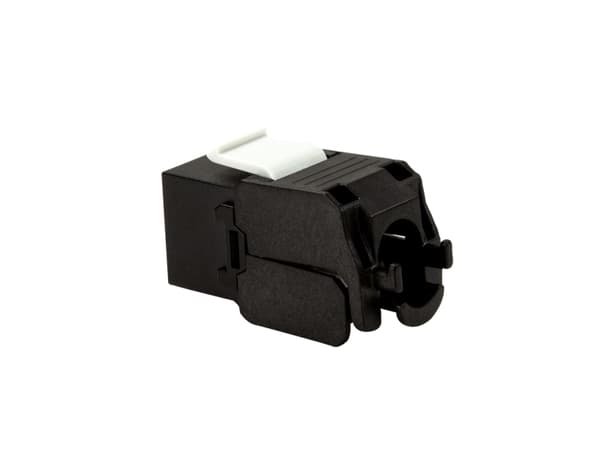 LogiLink Keystone-moduuli Cat.6A, suojaamaton, EC-testattu, muovia, tukee Power over HDBaseT (PoHDBaseT) - 1 kpl (NK3999)