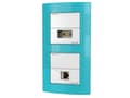 Pikkukuva 2 / 2: Kindermann 7456 000 543, RJ-45 + HDMI, 5e/6, Valkoinen, 6 cm