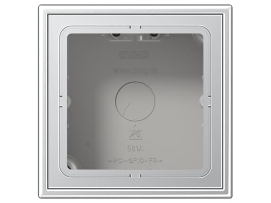 JUNG AL2581A-L, Gjuten aluminium, Duroplast, 1 styck
