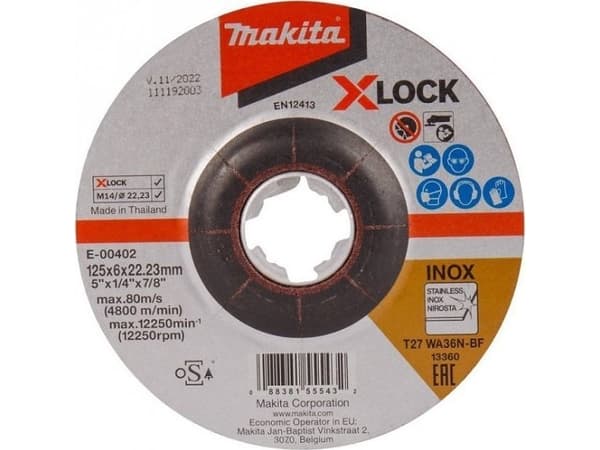Makita - - för Makita GA041GM201, GA044GZ; XGT GA041GZ